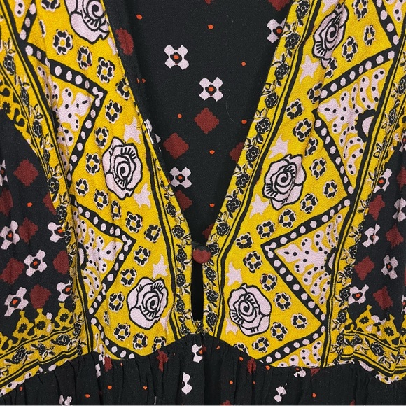 Final Sale Free People Charlotte Printed Tunic Tank Top Size Large - Picture 7 of 12